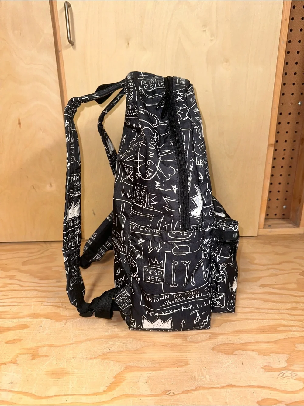 Le Sportsac X Jean-Michel Basquiat Limited Edition Graphic Print Backpack